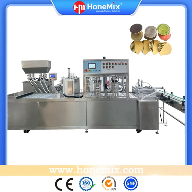 Automatic Cup Filling Machine and Sealing Machine Tea Cup Filling and Sealing Machine Fruit Cup Filling Sealing