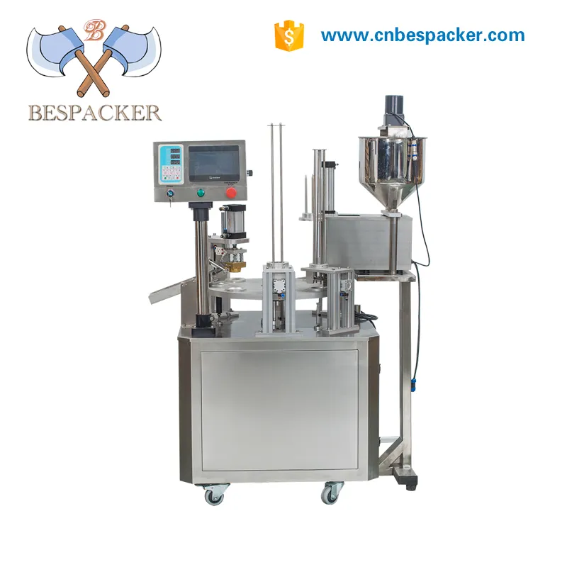Automatic Yougurt Cup Plastic Liquid Filling and Sealing Machine with Ce