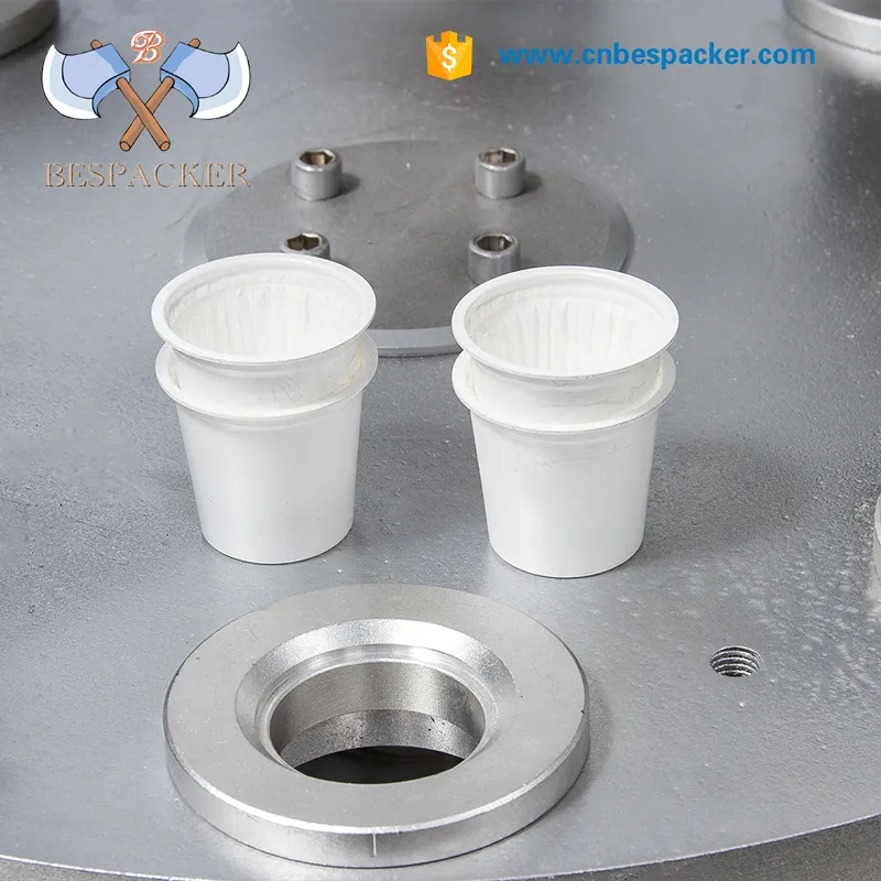 Automatic Yougurt Cup Plastic Liquid Filling and Sealing Machine with Ce