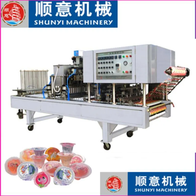 Cfd Jelly Water Cup Filling Sealing Machine