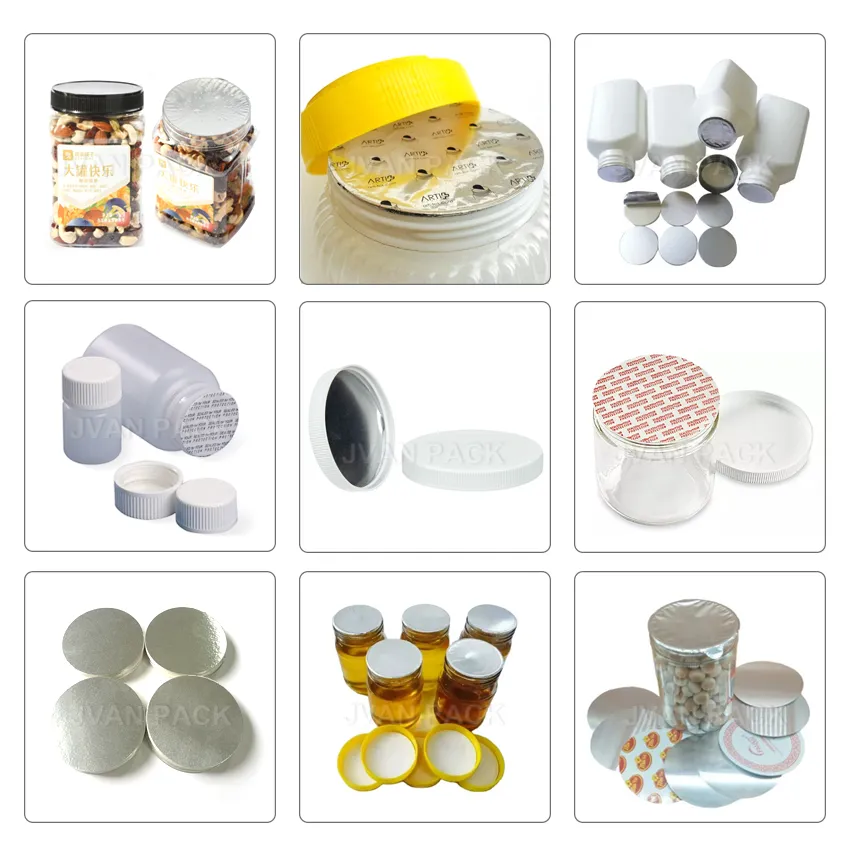 Desktop Continuous Aluminum Foil Cup Bottle Cap Sealer Induction Heat Sealing Machine