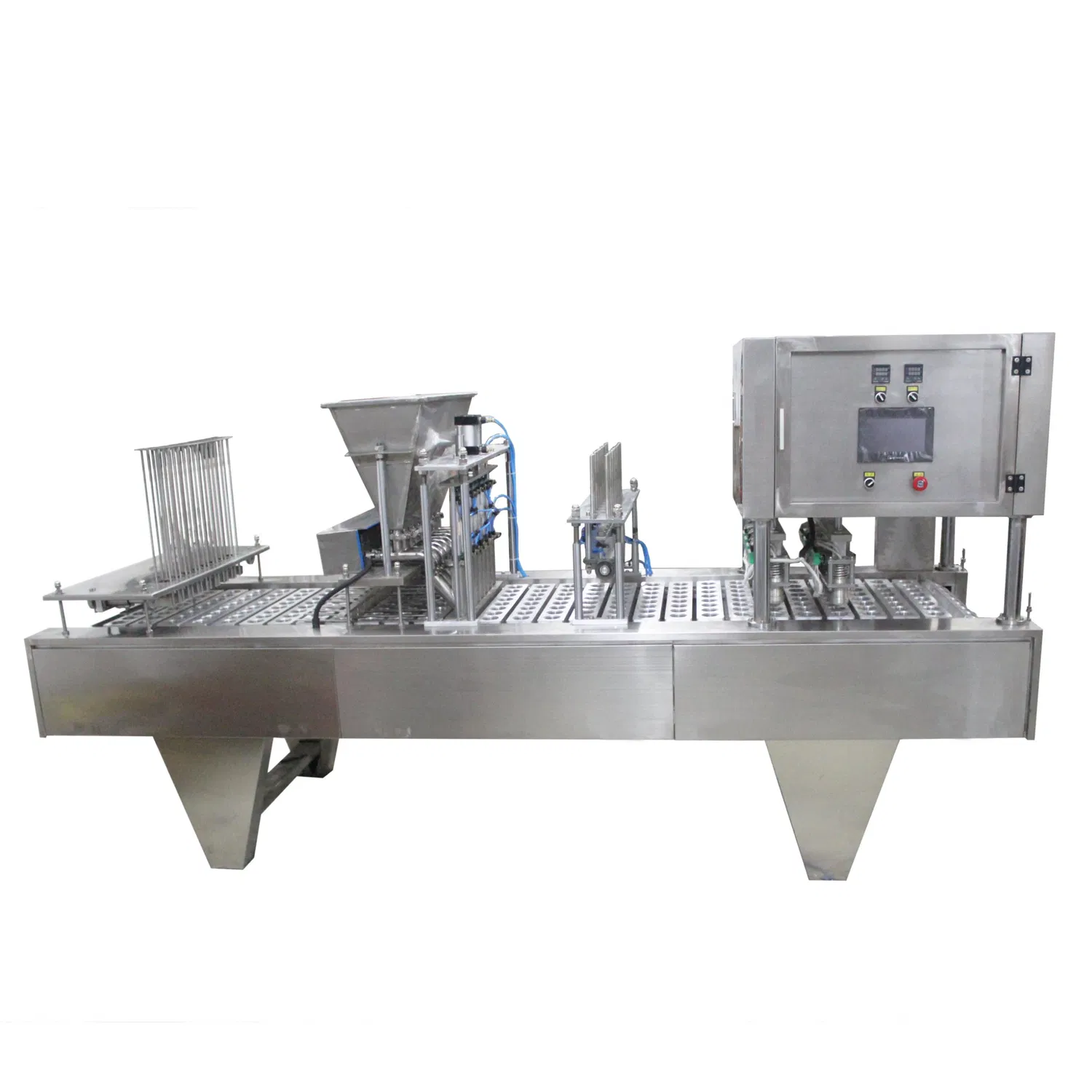 Factory Industrial Milk Juice Yogurt Jelly Cup Filling Sealing Packing Machine Plant