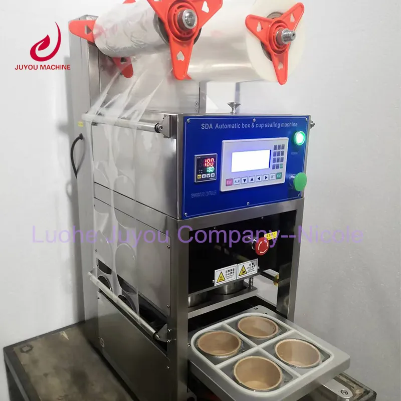 Factory Supply Automatic Plastic Paper Cup Sealing Machine
