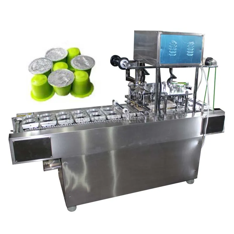 High Automation Liquid Filling Machine / Cup Sealing Machine