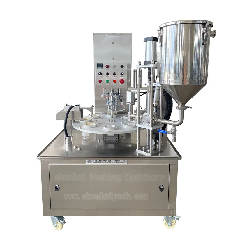 High Quality Customized Dairy Products Packing Machine Automatic Sauce Cup Filling Sealing Machine