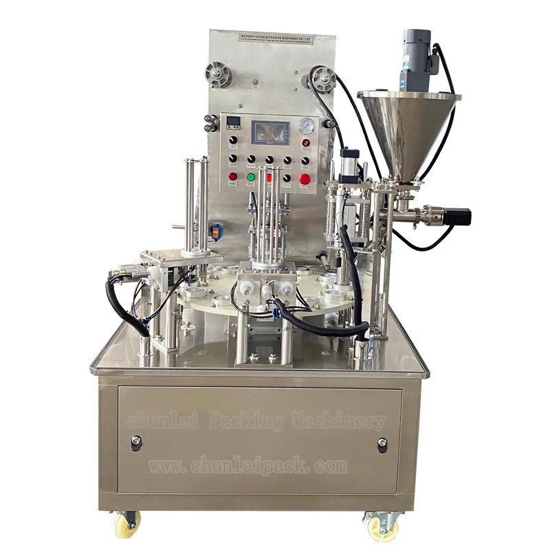 High Quality Customized Dairy Products Packing Machine Automatic Sauce Cup Filling Sealing Machine