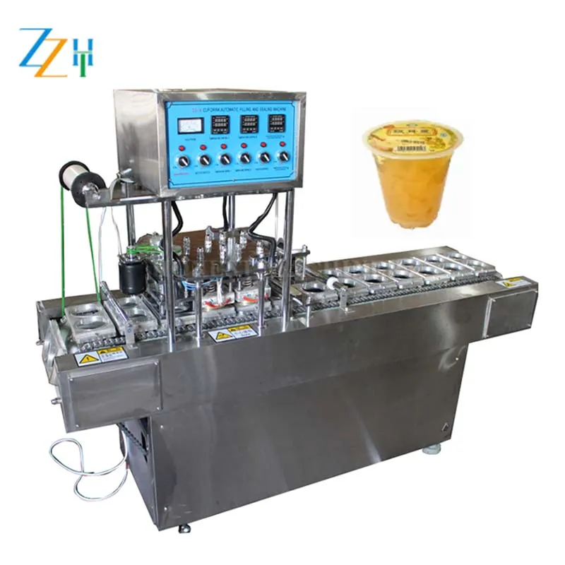 Industrial Automatic Cup Sealing Machine / Cup Filling Machine