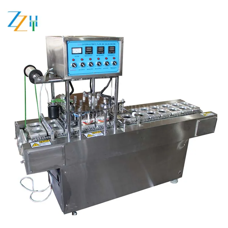 Industrial Automatic Cup Sealing Machine / Cup Filling Machine
