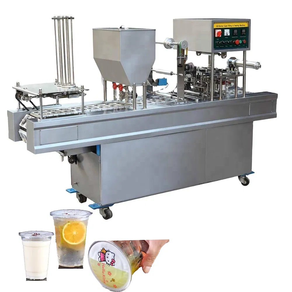 Processing Line Full Automatic Mechanical Cup Filling Sealing Machine