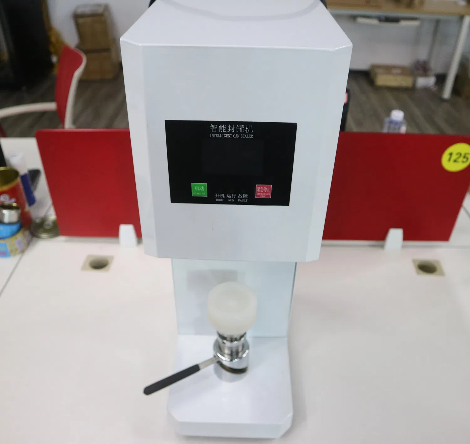 Semi Automatic Cup Bottle Tin Can Sealing Machine Aluminum Can Sealing Machine